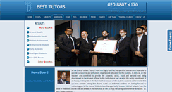 Desktop Screenshot of besttutors.co.uk